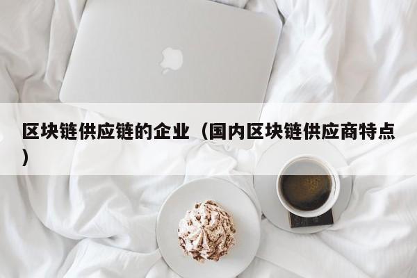 区块链供应链的企业（国内区块链供应商特点）