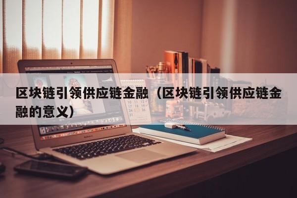 区块链引领供应链金融（区块链引领供应链金融的意义）